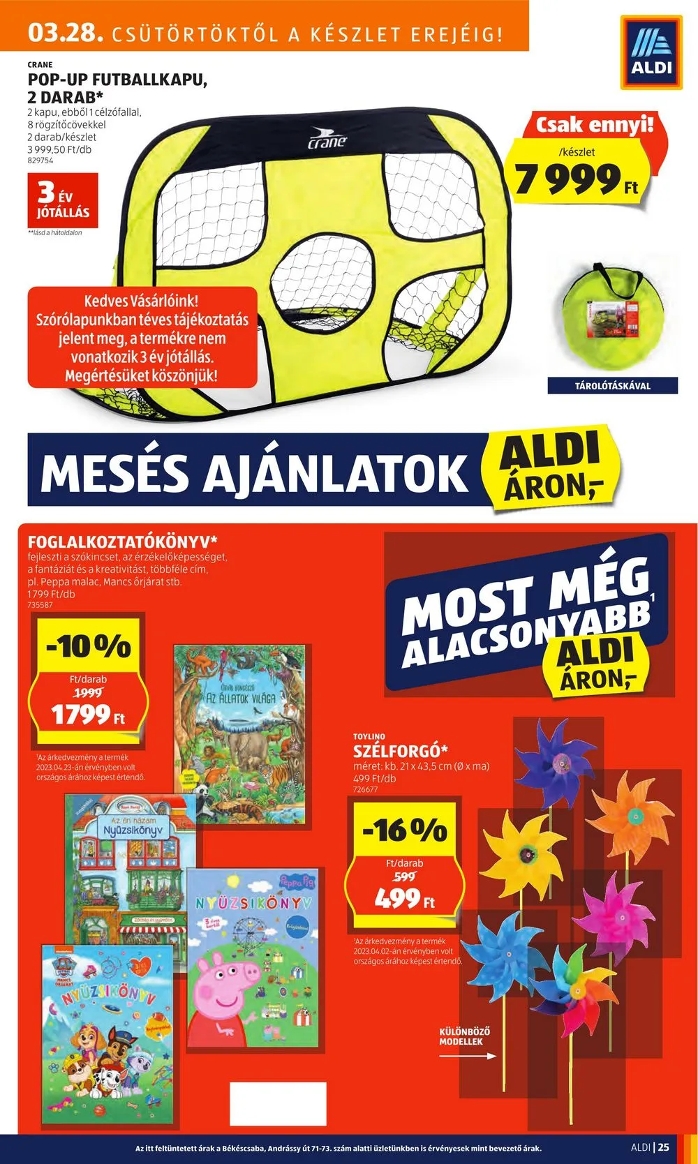 Aldi akciós újság 03.28–04.03 – 27. oldal