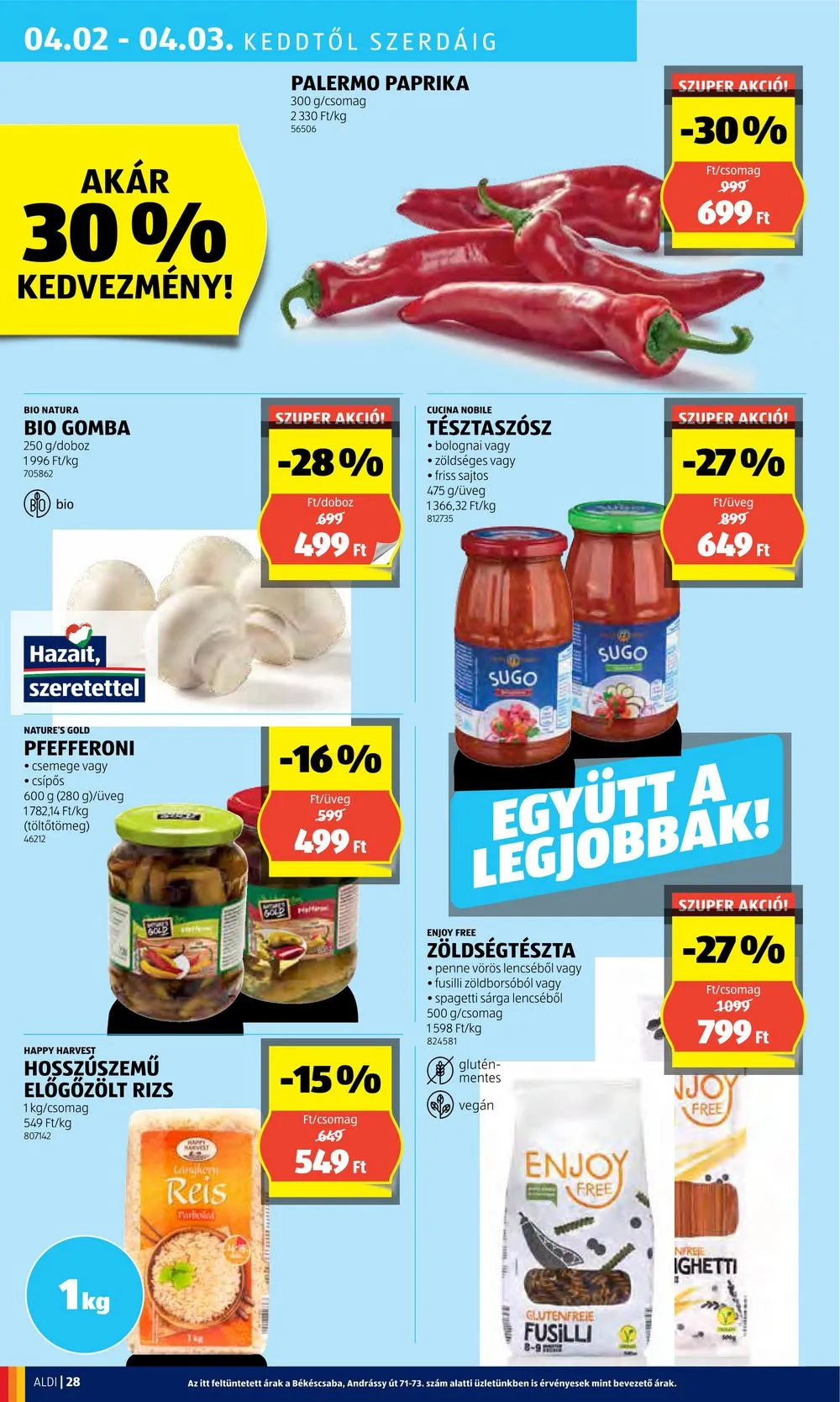 Aldi akciós újság 03.28–04.03 – 32. oldal