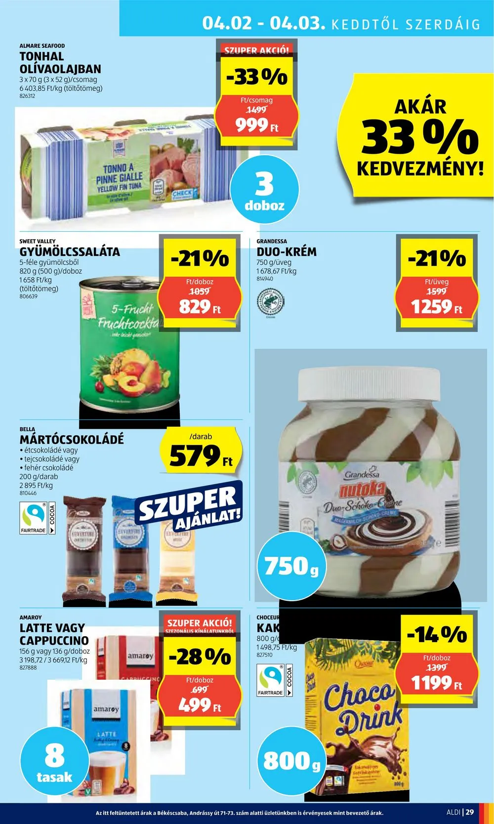 Aldi akciós újság 03.28–04.03 – 33. oldal