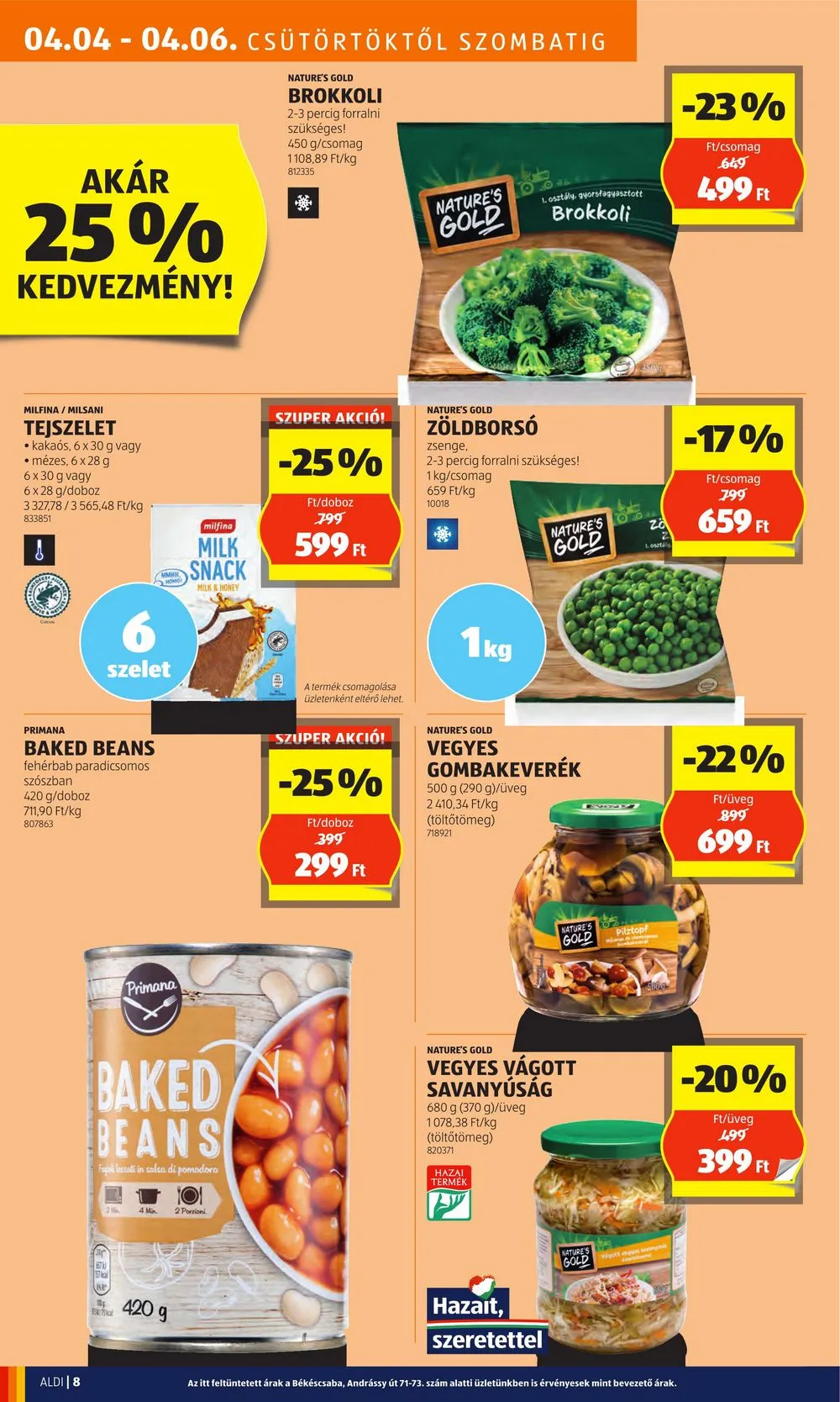 Aldi akciós újság 04.04–04.10 – 10. oldal