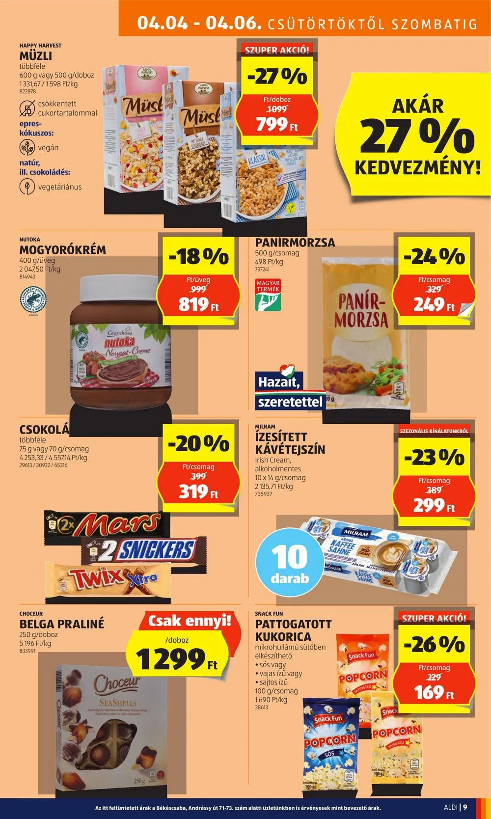 Aldi akciós újság 04.04–04.10 – 11. oldal