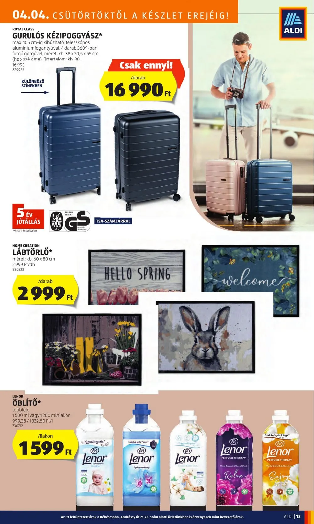 Aldi akciós újság 04.04–04.10 – 15. oldal