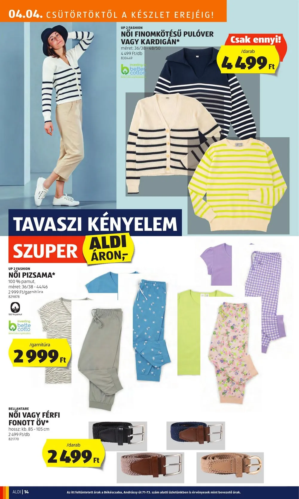 Aldi akciós újság 04.04–04.10 – 16. oldal