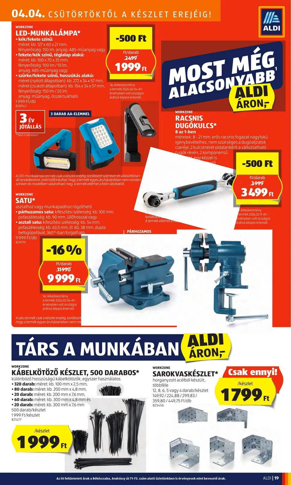 Aldi akciós újság 04.04–04.10 – 21. oldal