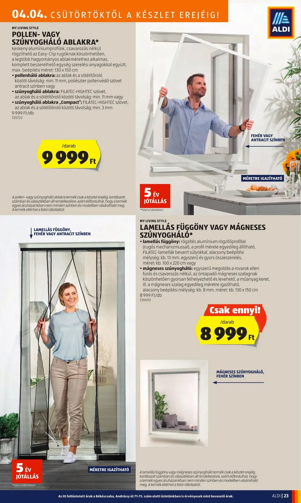 Aldi akciós újság 04.04–04.10 – 25. oldal