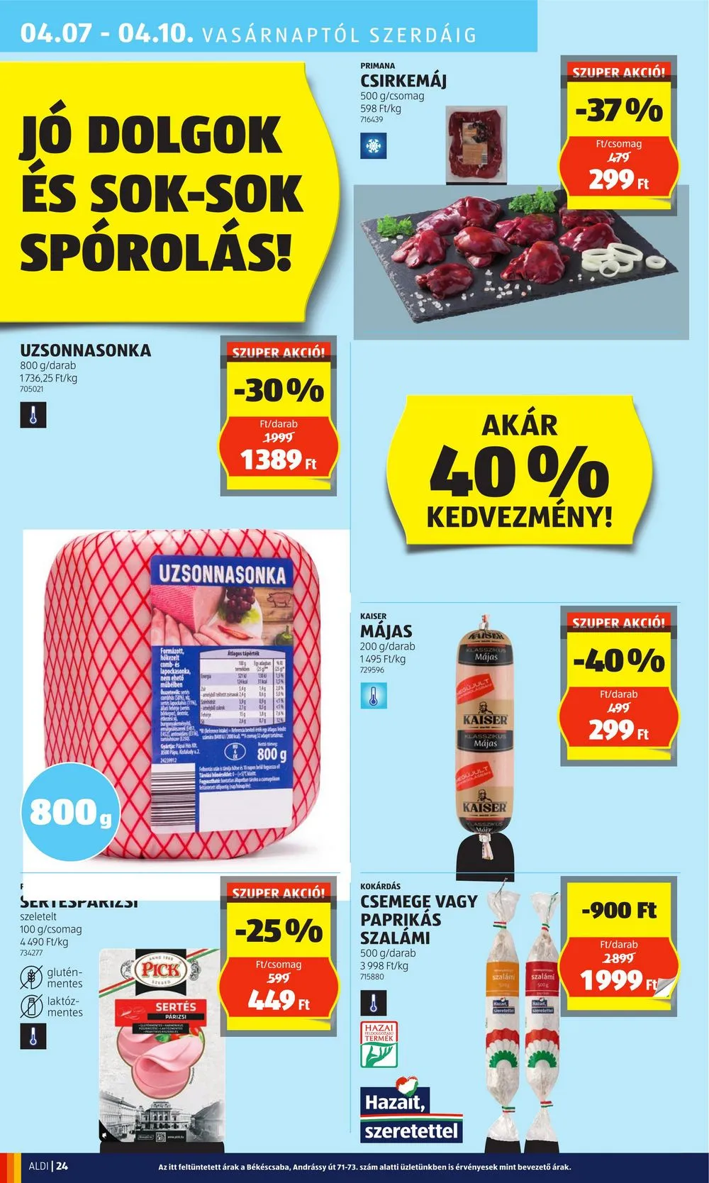 Aldi akciós újság 04.04–04.10 – 28. oldal