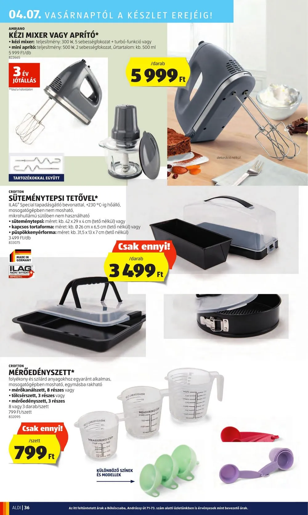Aldi akciós újság 04.04–04.10 – 40. oldal