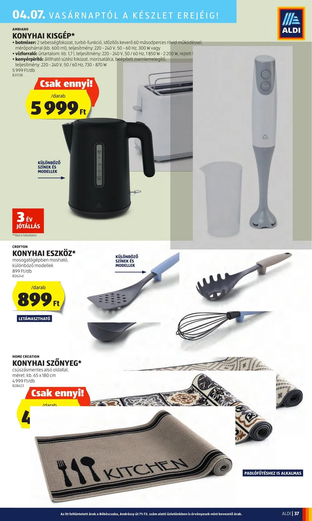 Aldi akciós újság 04.04–04.10 – 41. oldal