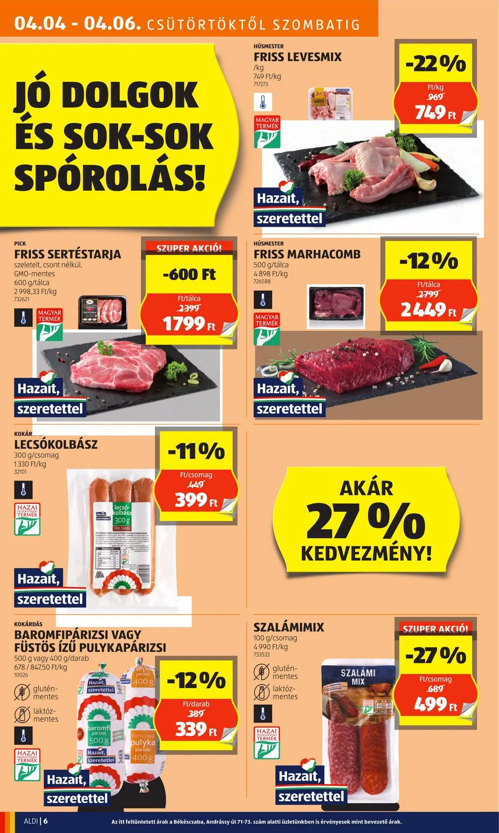 Aldi akciós újság 04.04–04.10 – 8. oldal
