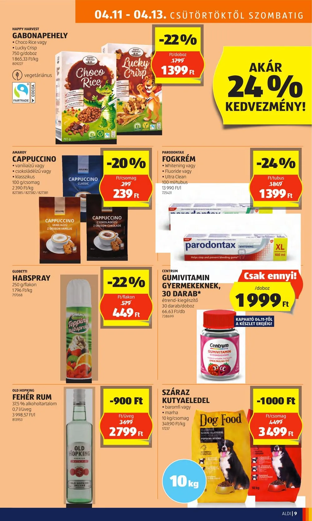 Aldi akciós újság 04.11–04.17 – 11. oldal