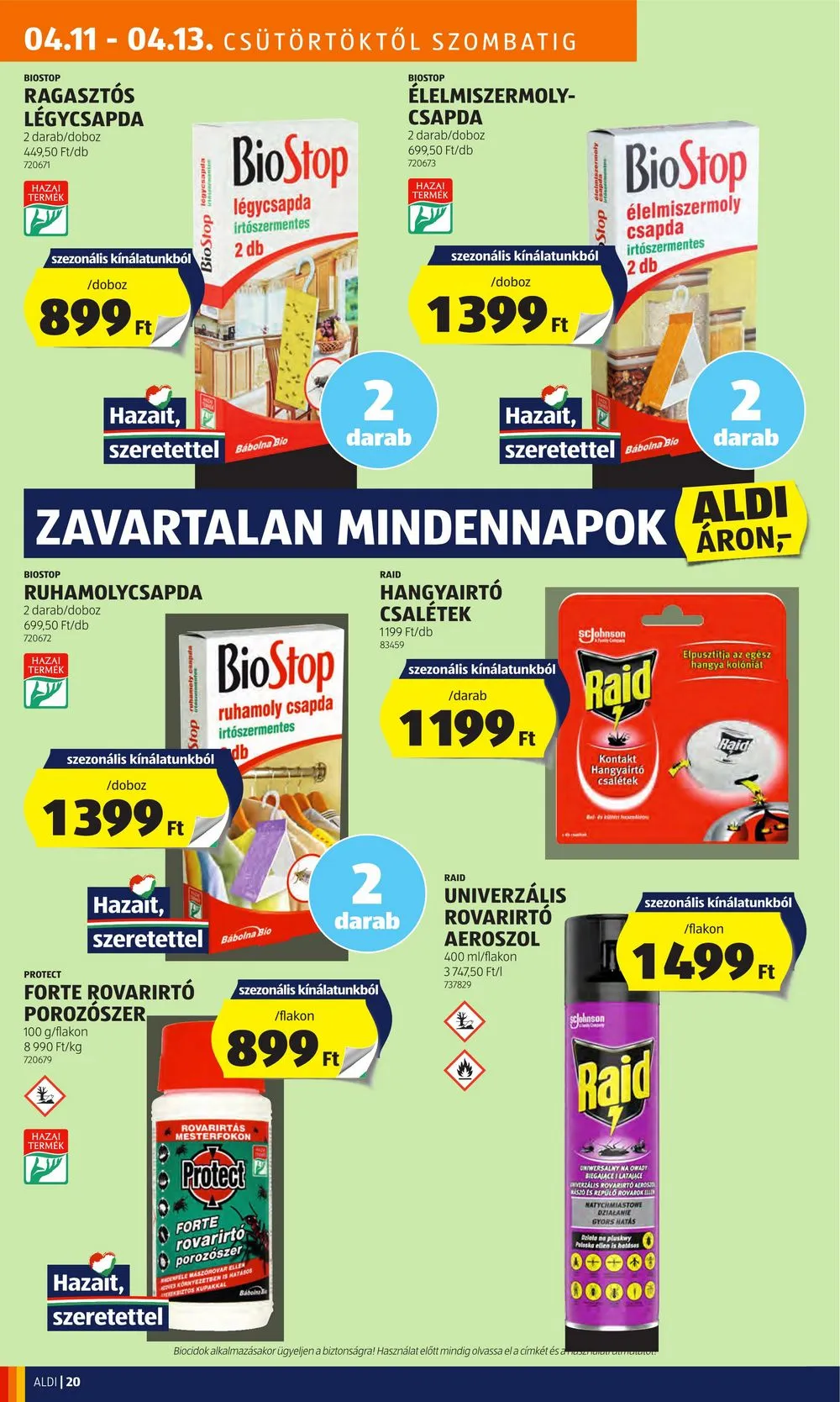Aldi akciós újság 04.11–04.17 – 22. oldal