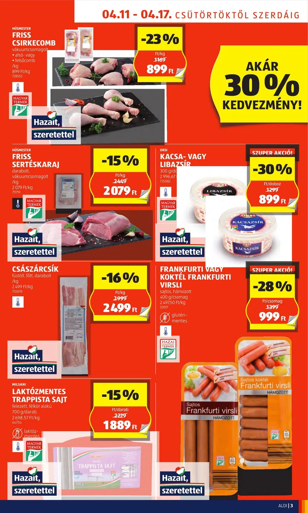 Aldi akciós újság 04.11–04.17 – 3. oldal