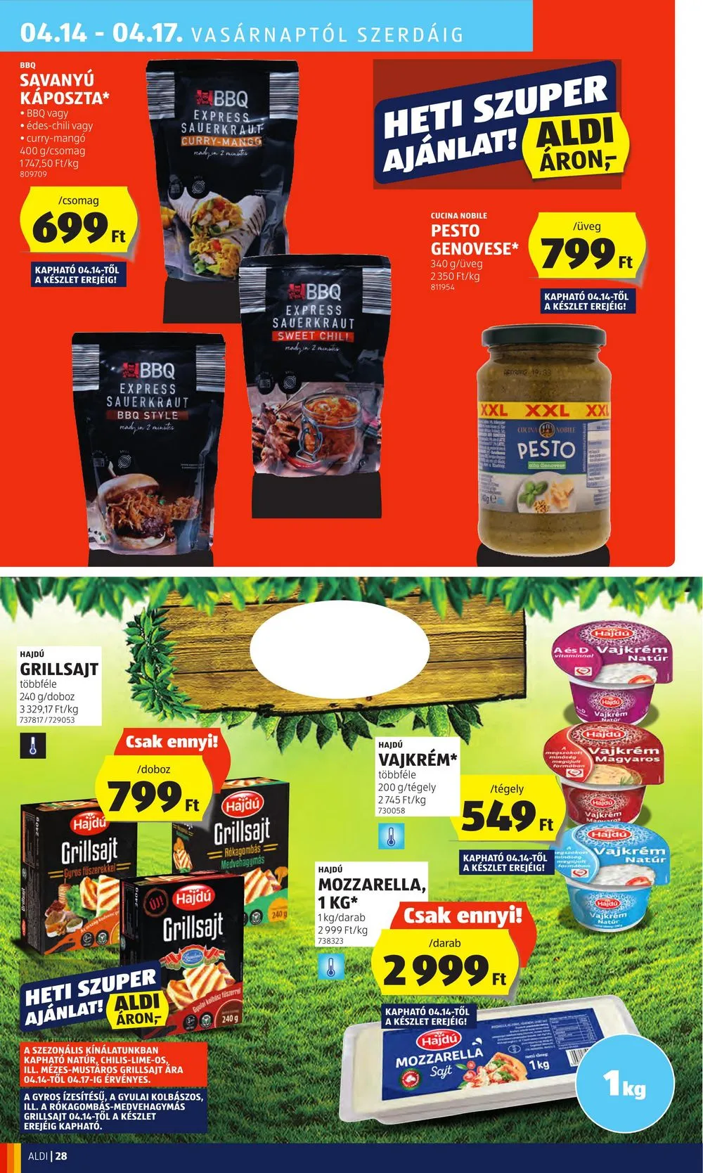 Aldi akciós újság 04.11–04.17 – 32. oldal