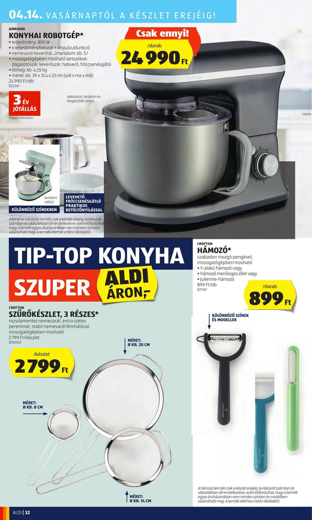 Aldi akciós újság 04.11–04.17 – 36. oldal