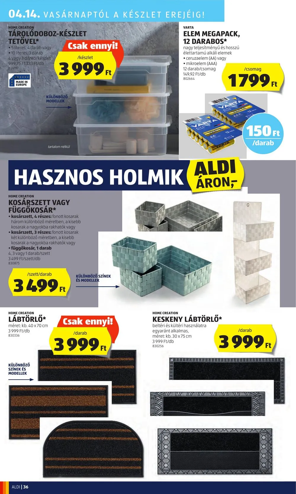 Aldi akciós újság 04.11–04.17 – 40. oldal