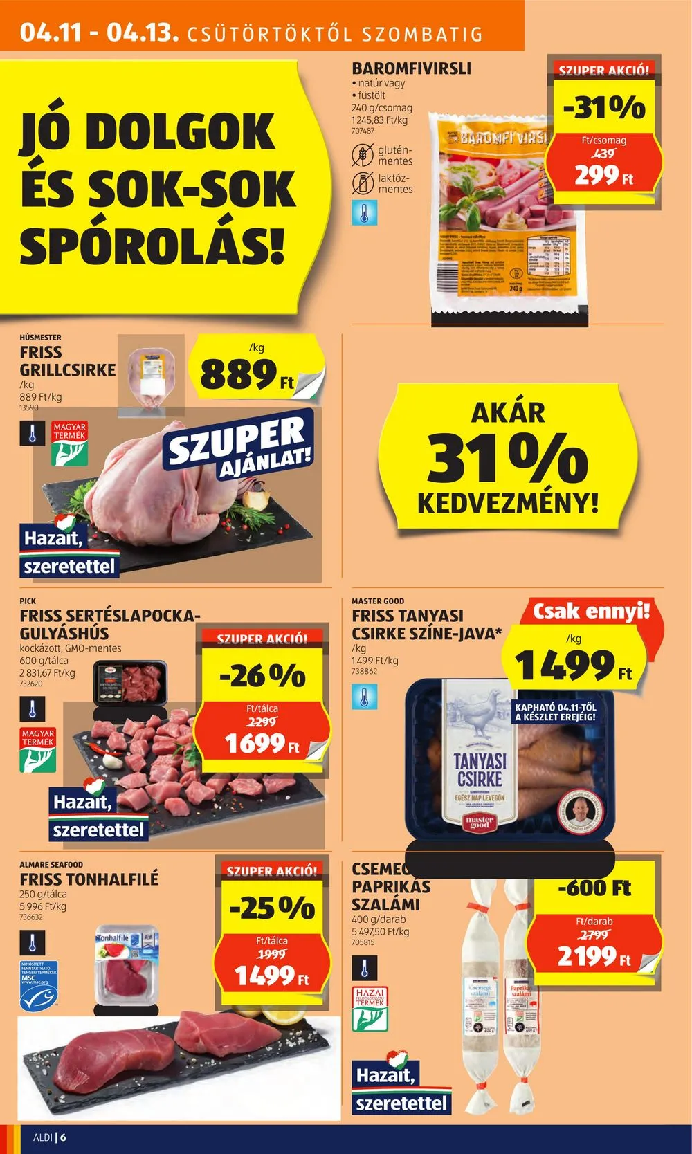 Aldi akciós újság 04.11–04.17 – 8. oldal