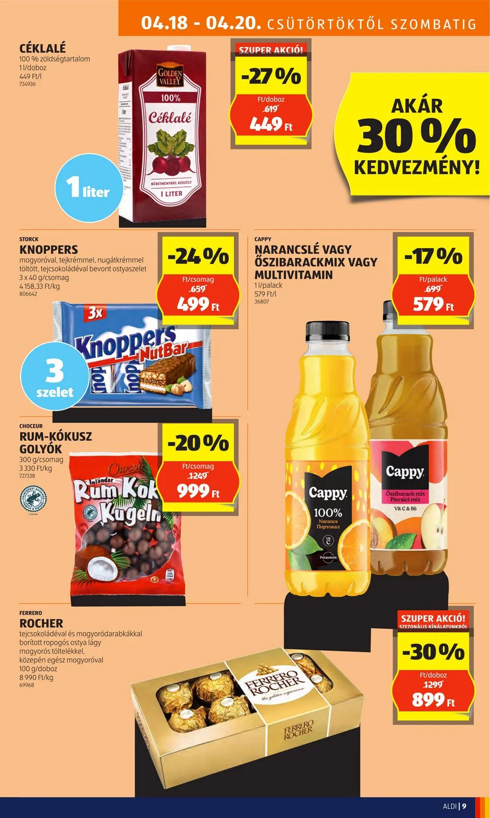 Aldi akciós újság 04.18–04.24 – 11. oldal