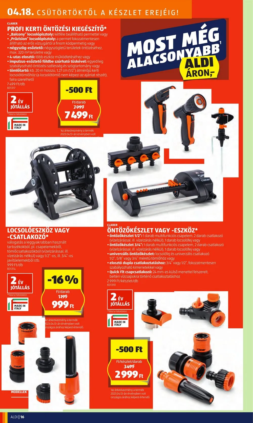 Aldi akciós újság 04.18–04.24 – 18. oldal