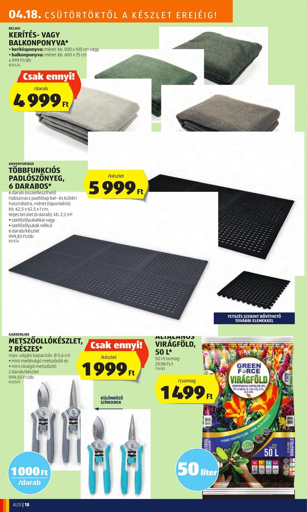 Aldi akciós újság 04.18–04.24 – 20. oldal