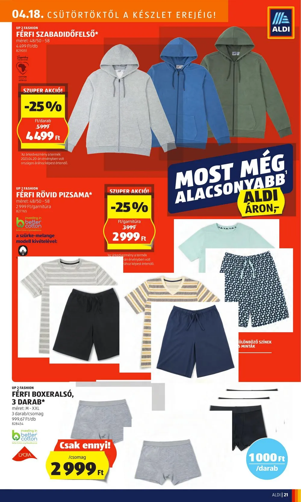 Aldi akciós újság 04.18–04.24 – 23. oldal