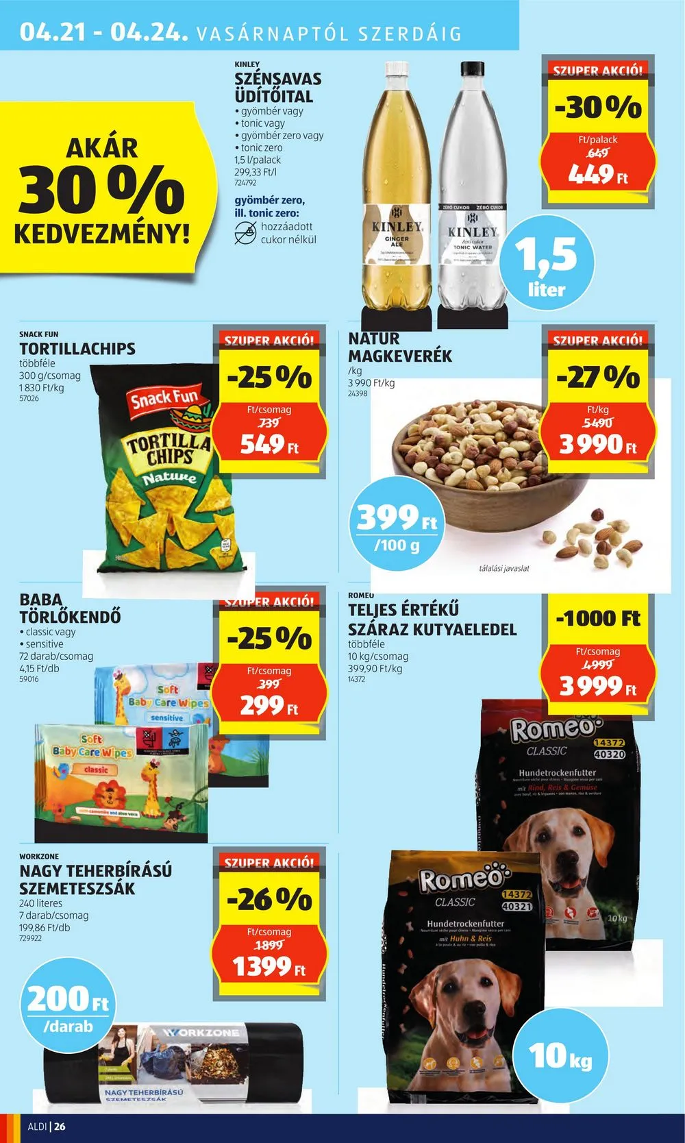 Aldi akciós újság 04.18–04.24 – 30. oldal