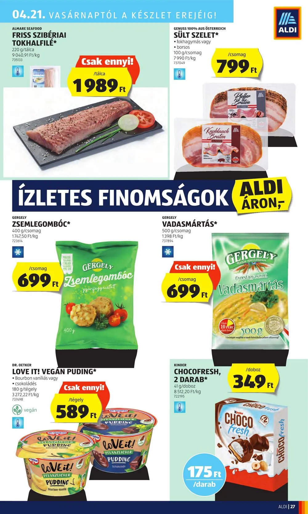 Aldi akciós újság 04.18–04.24 – 31. oldal