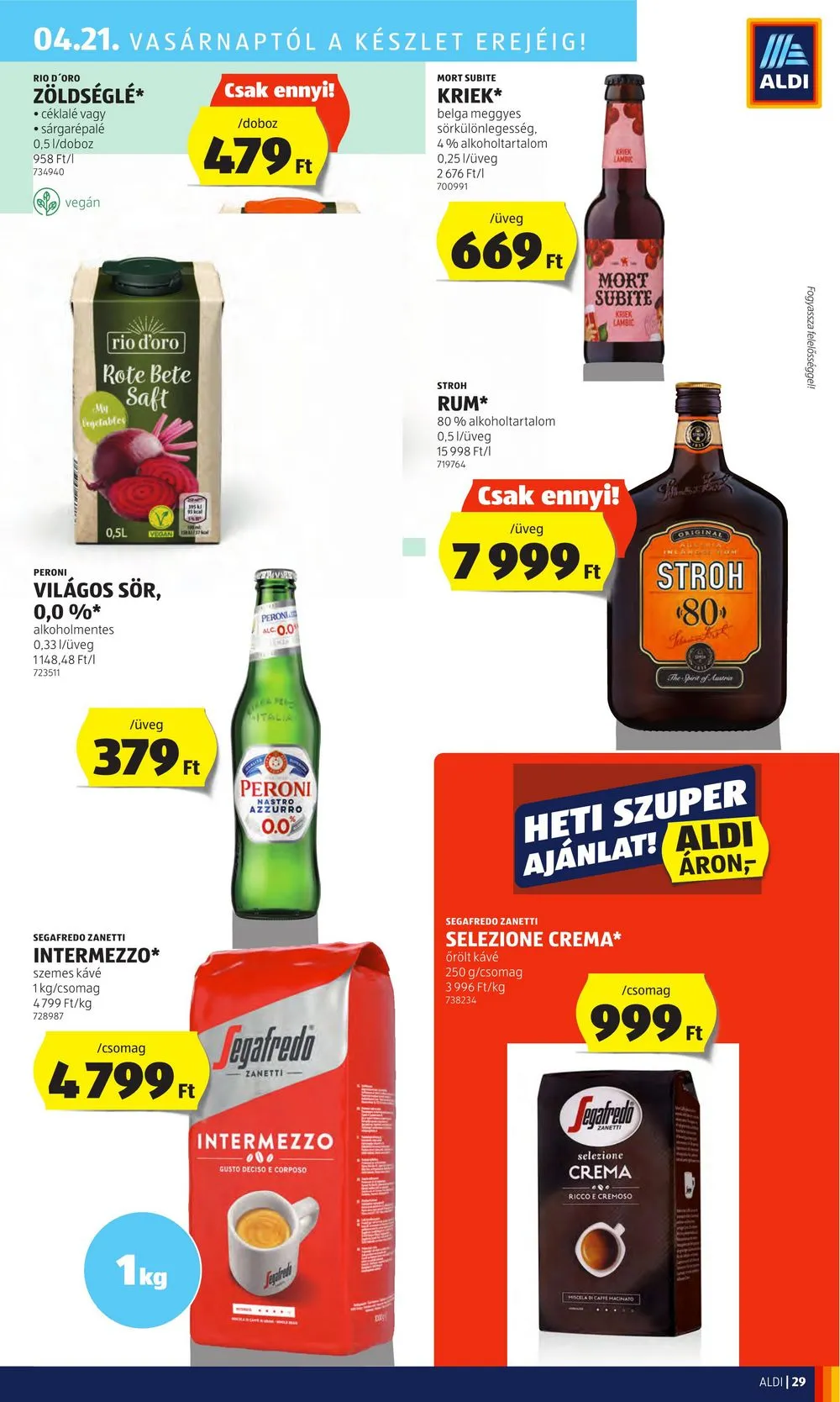 Aldi akciós újság 04.18–04.24 – 33. oldal