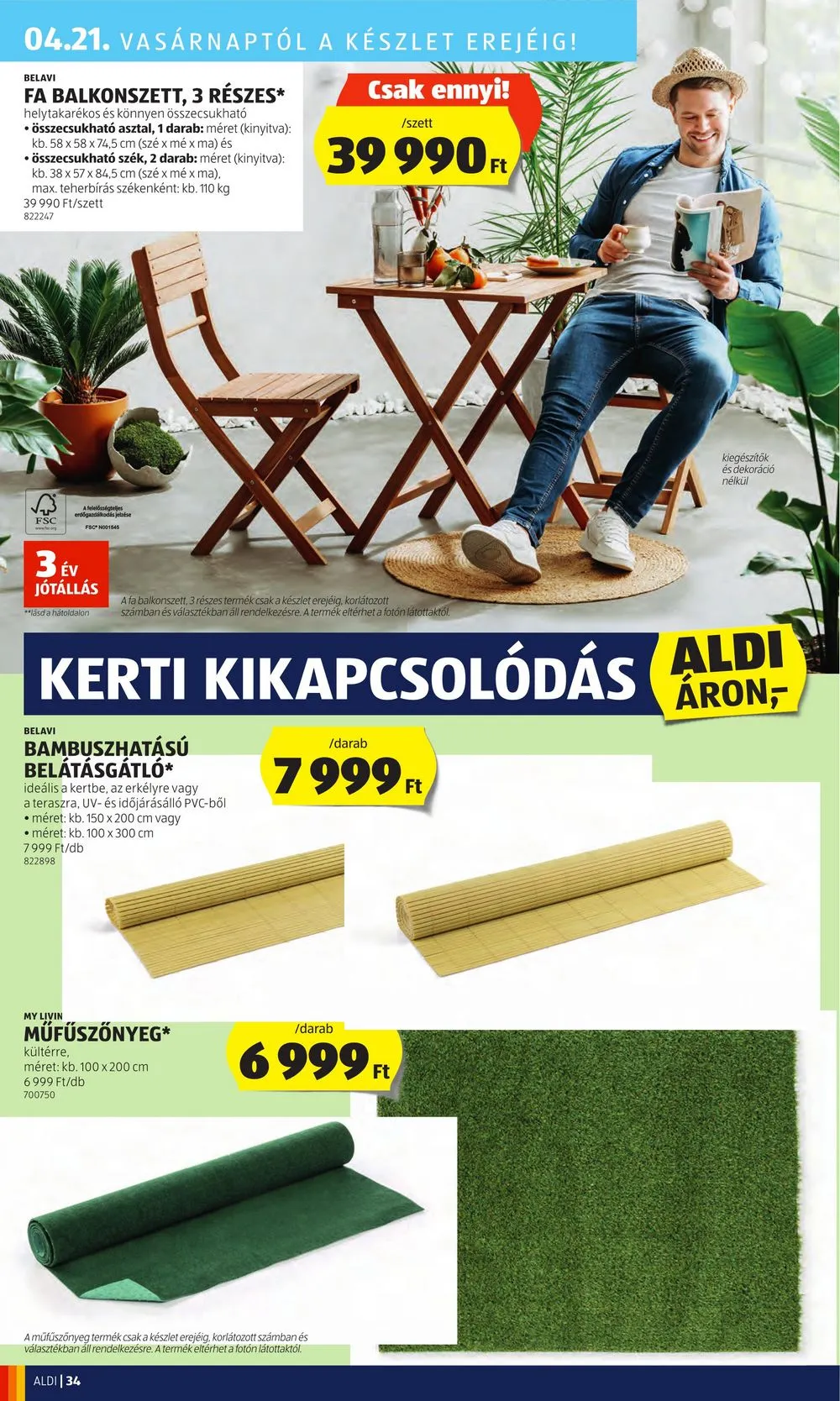 Aldi akciós újság 04.18–04.24 – 38. oldal