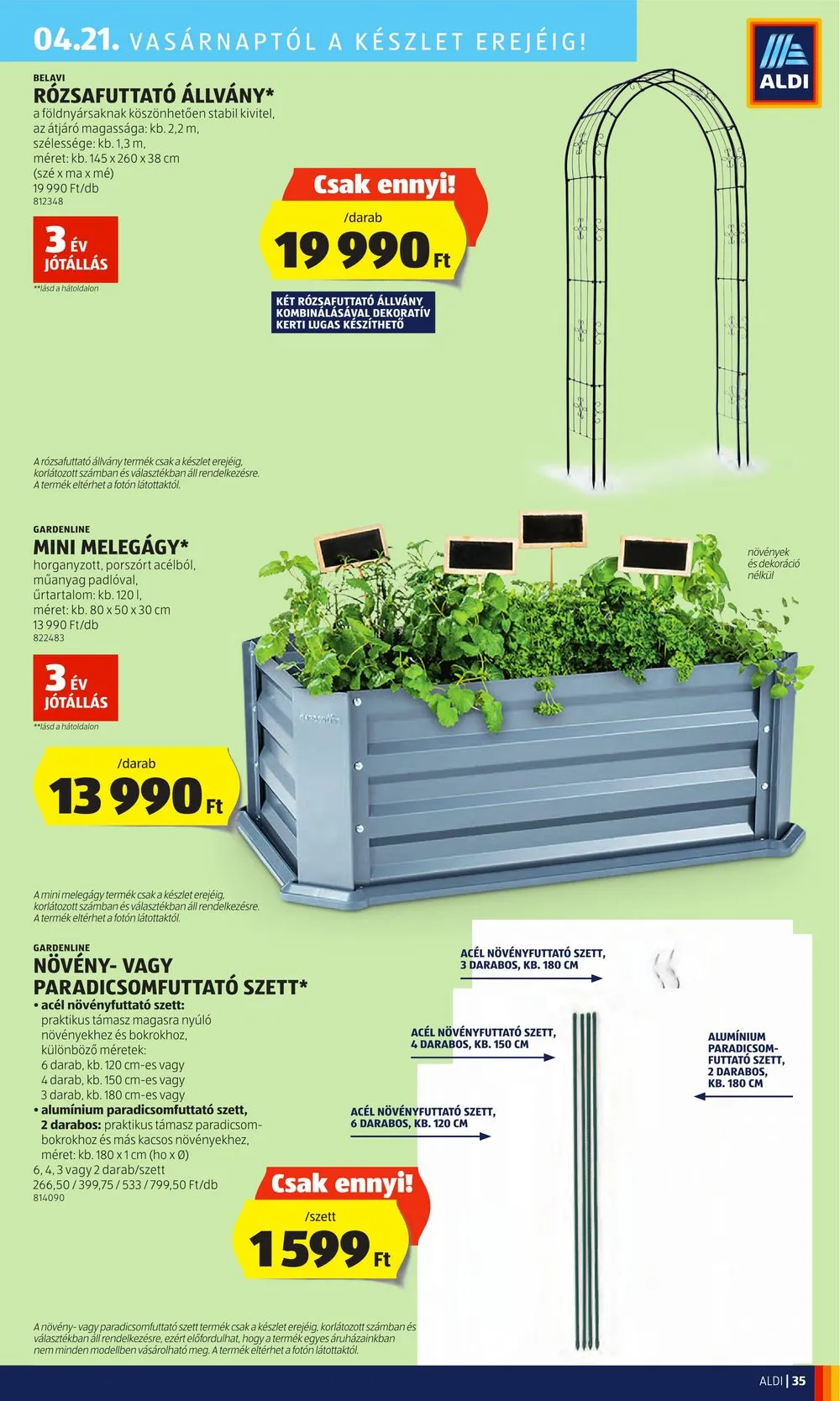Aldi akciós újság 04.18–04.24 – 39. oldal