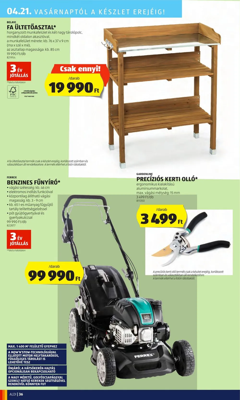Aldi akciós újság 04.18–04.24 – 40. oldal
