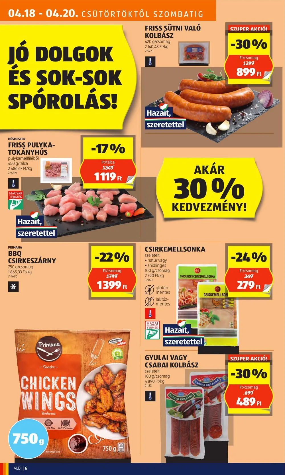 Aldi akciós újság 04.18–04.24 – 8. oldal