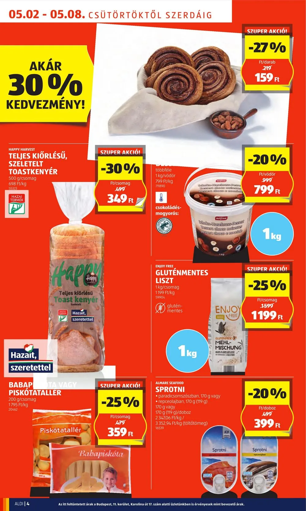 Aldi akciós újság 05.02–05.08 – 4. oldal