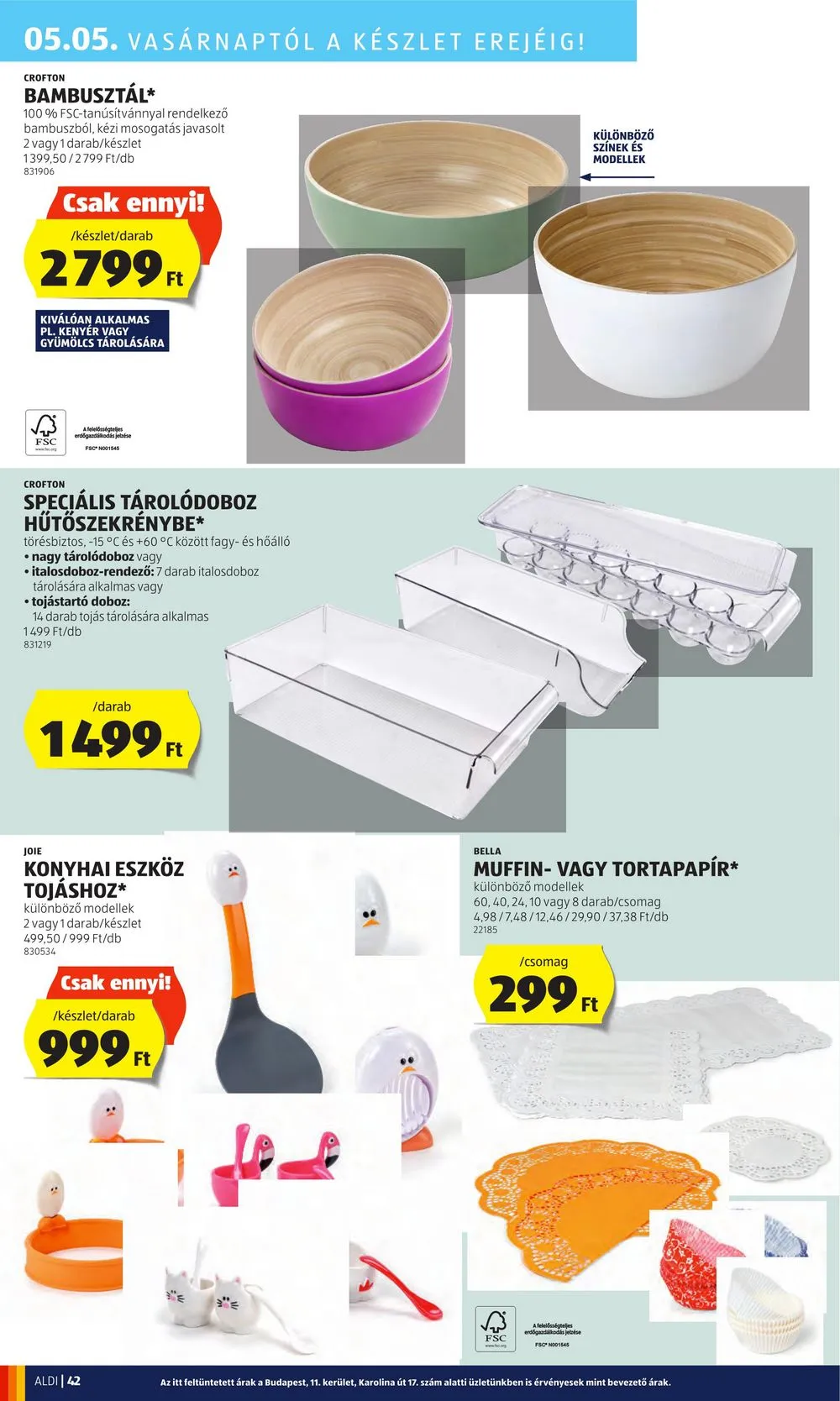 Aldi akciós újság 05.02–05.08 – 46. oldal