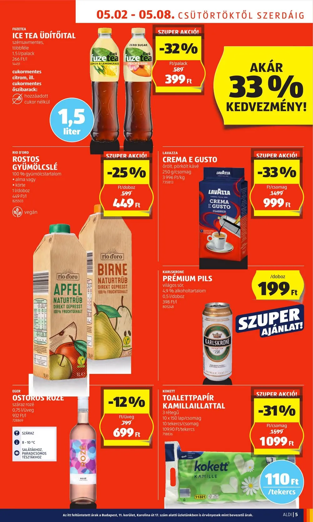 Aldi akciós újság 05.02–05.08 – 5. oldal