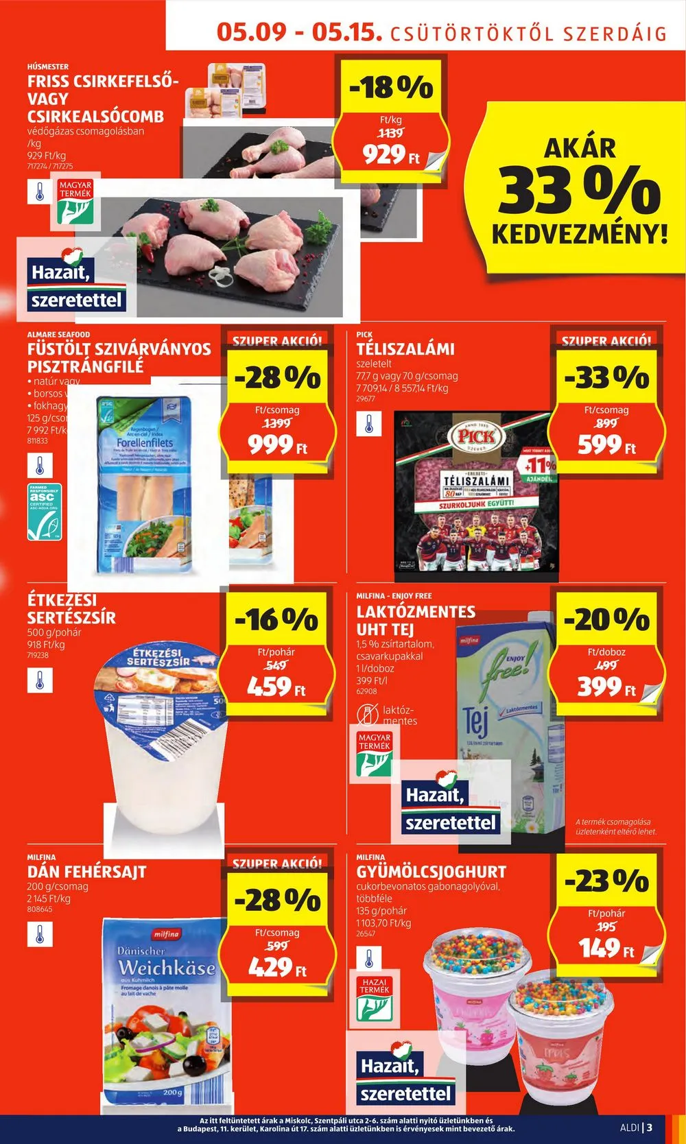 Aldi akciós újság 05.09–05.15 – 3. oldal