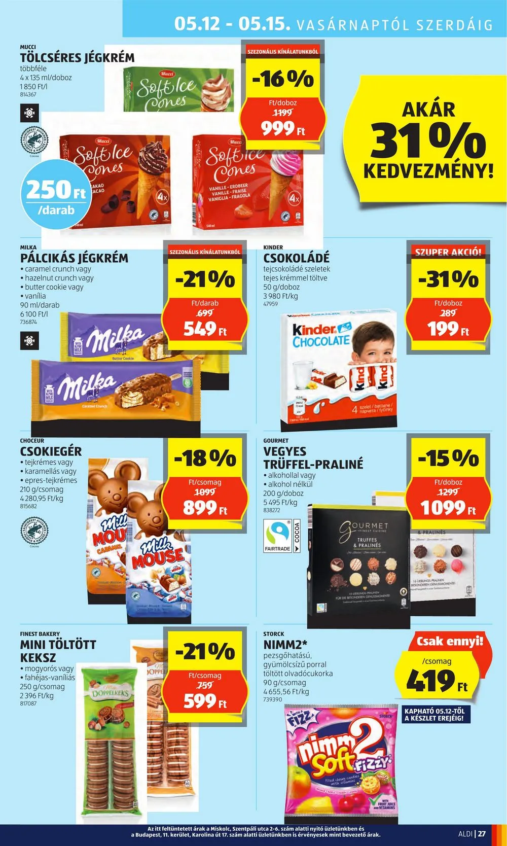 Aldi akciós újság 05.09–05.15 – 31. oldal