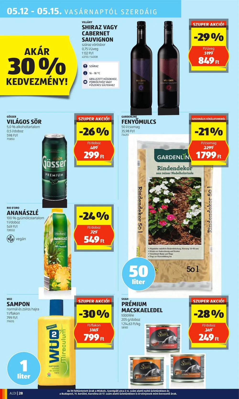 Aldi akciós újság 05.09–05.15 – 32. oldal