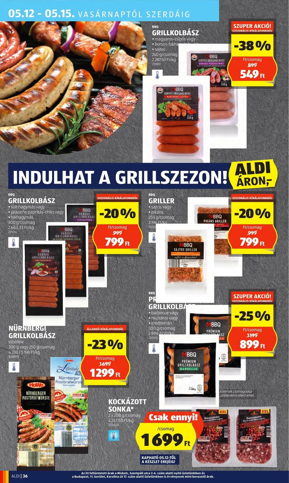 Aldi akciós újság 05.09–05.15 – 40. oldal