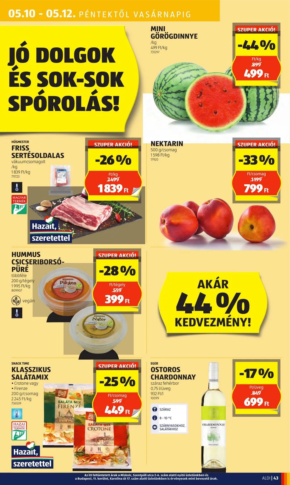 Aldi akciós újság 05.09–05.15 – 47. oldal