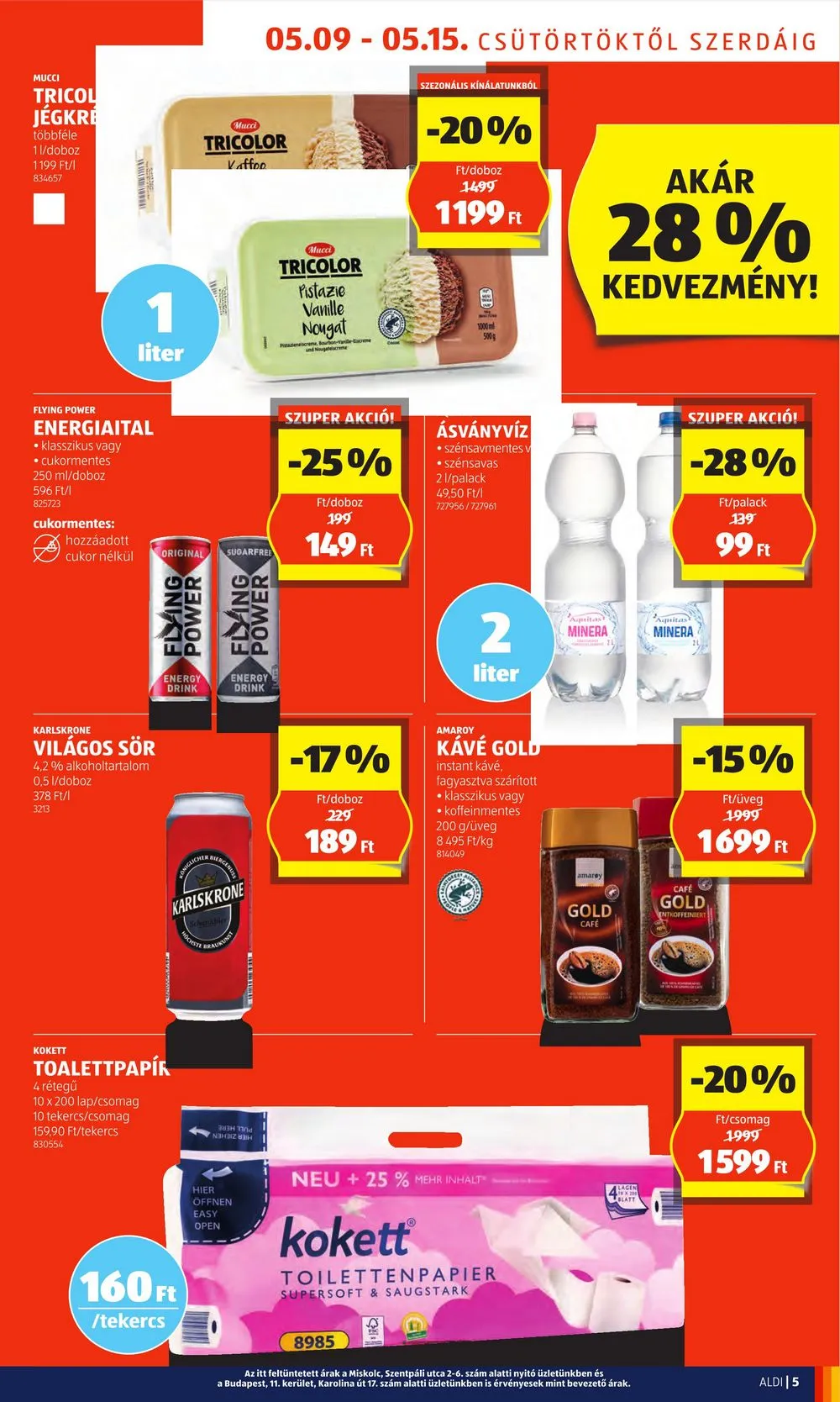 Aldi akciós újság 05.09–05.15 – 5. oldal