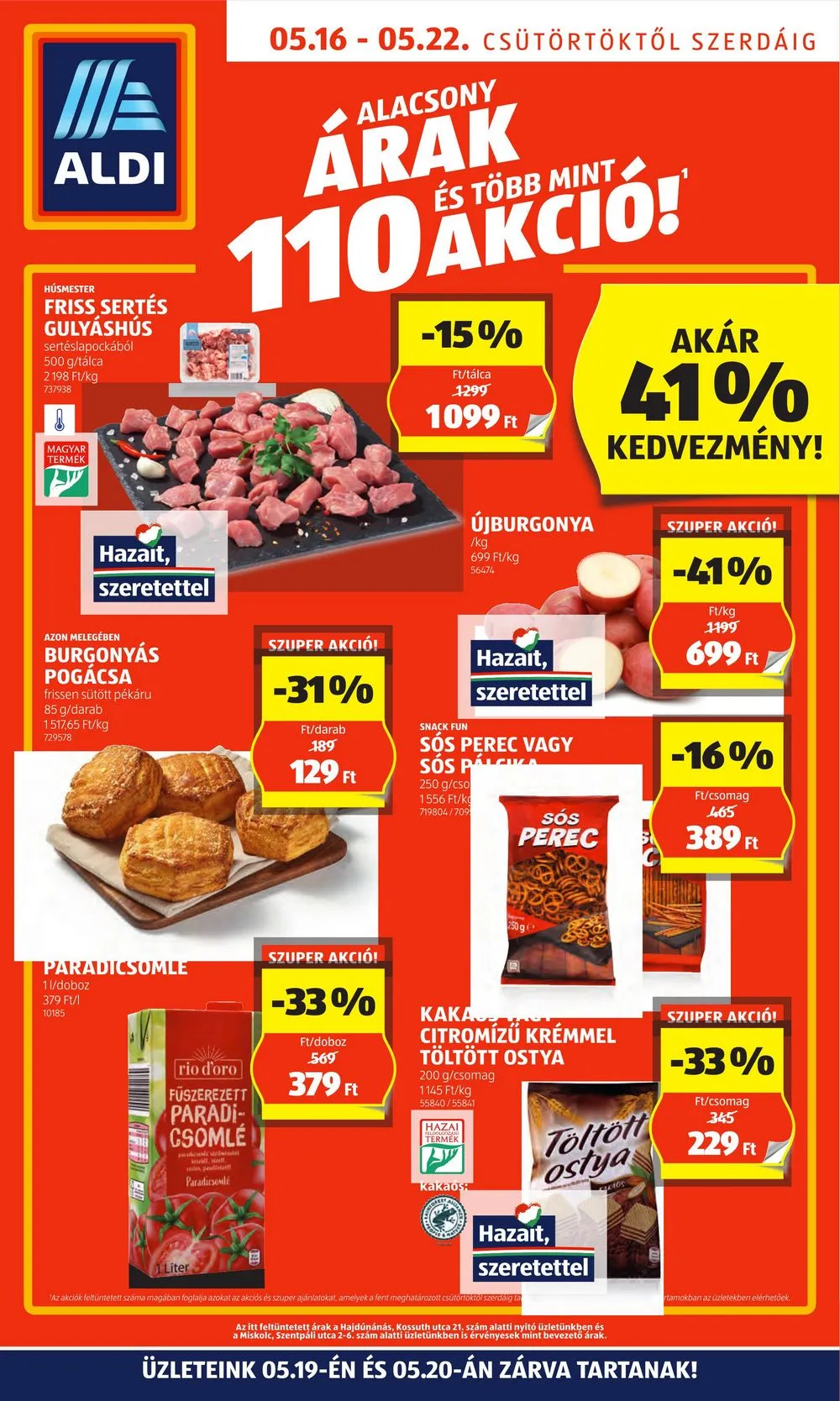 Aldi akciós újság 05.16–05.22