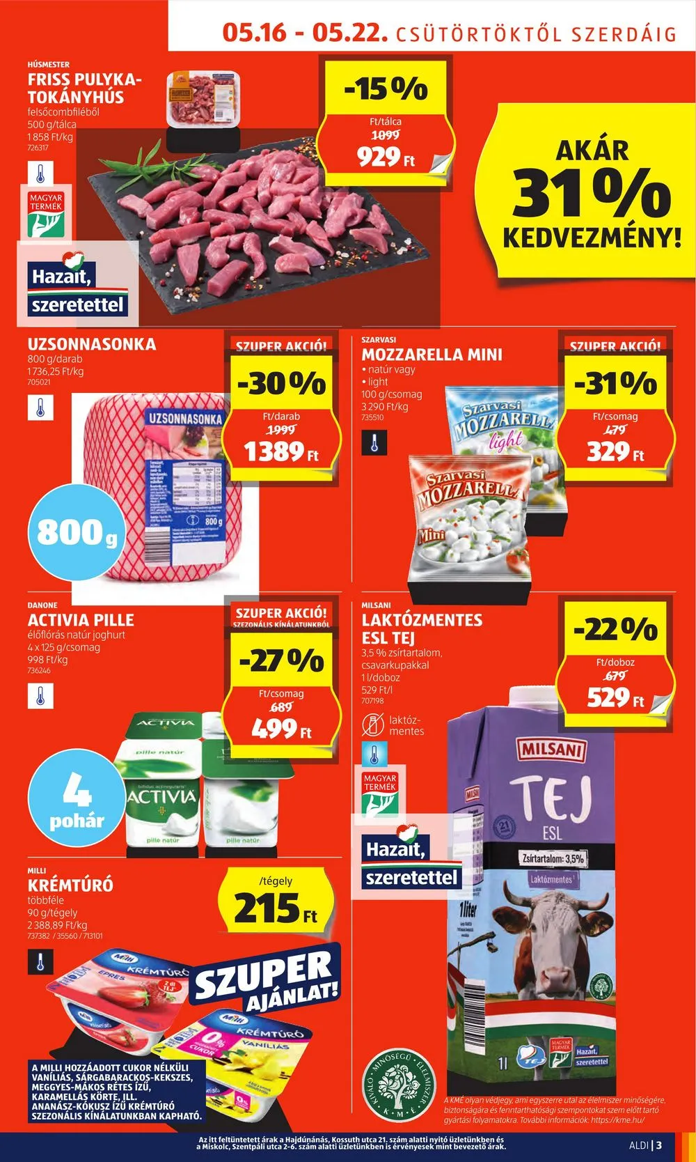 Aldi akciós újság 05.16–05.22 – 3. oldal