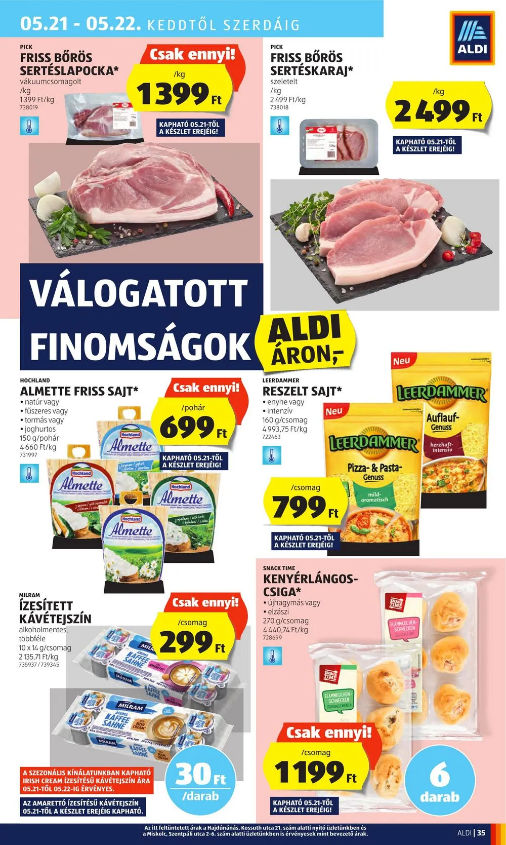 Aldi akciós újság 05.16–05.22 – 39. oldal