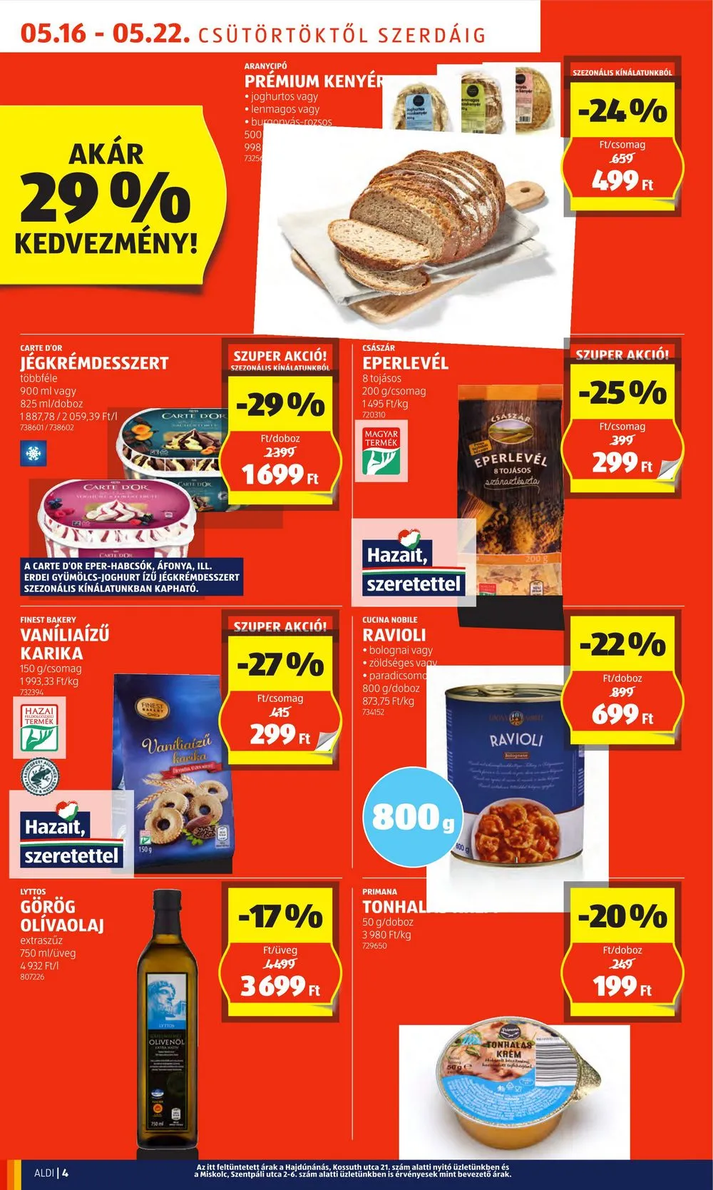 Aldi akciós újság 05.16–05.22 – 4. oldal