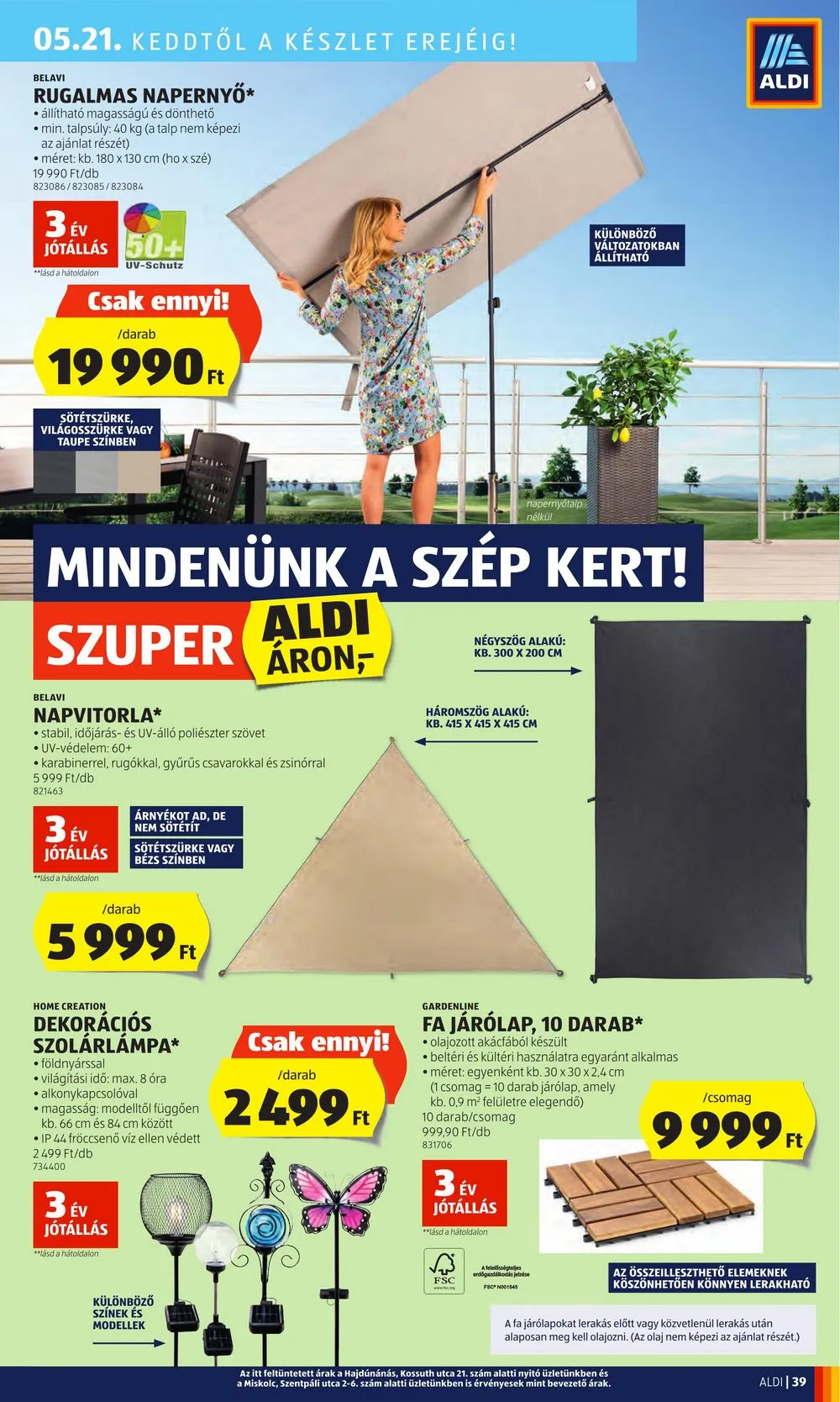 Aldi akciós újság 05.16–05.22 – 43. oldal