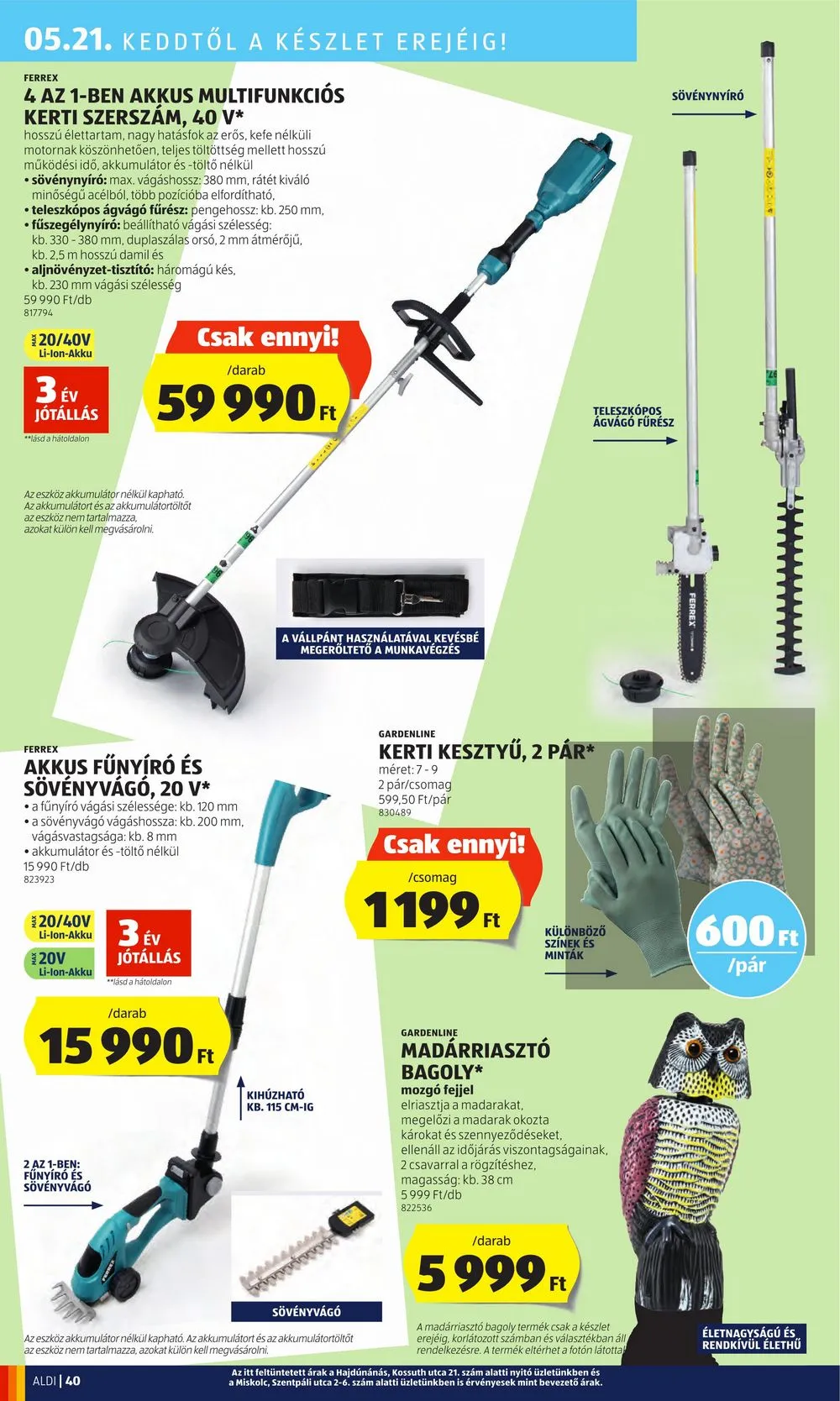 Aldi akciós újság 05.16–05.22 – 44. oldal