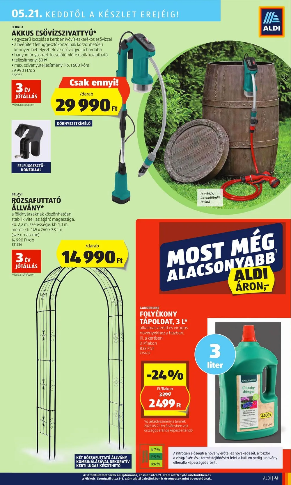 Aldi akciós újság 05.16–05.22 – 45. oldal