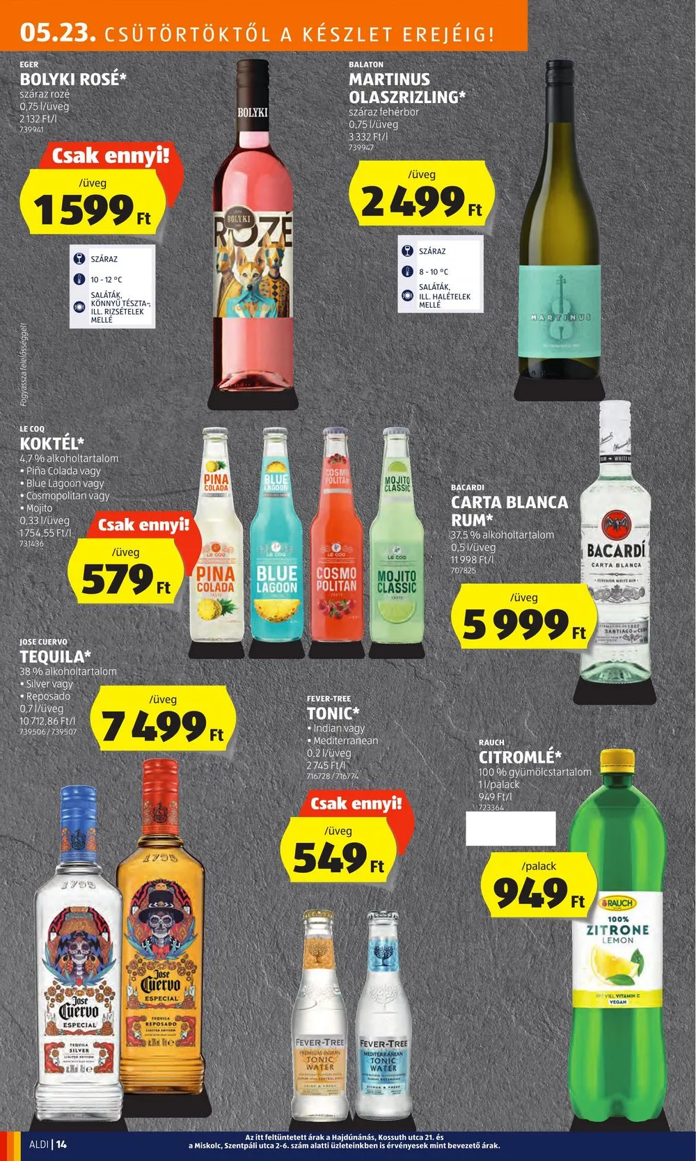 Aldi akciós újság 05.23–05.29 – 16. oldal