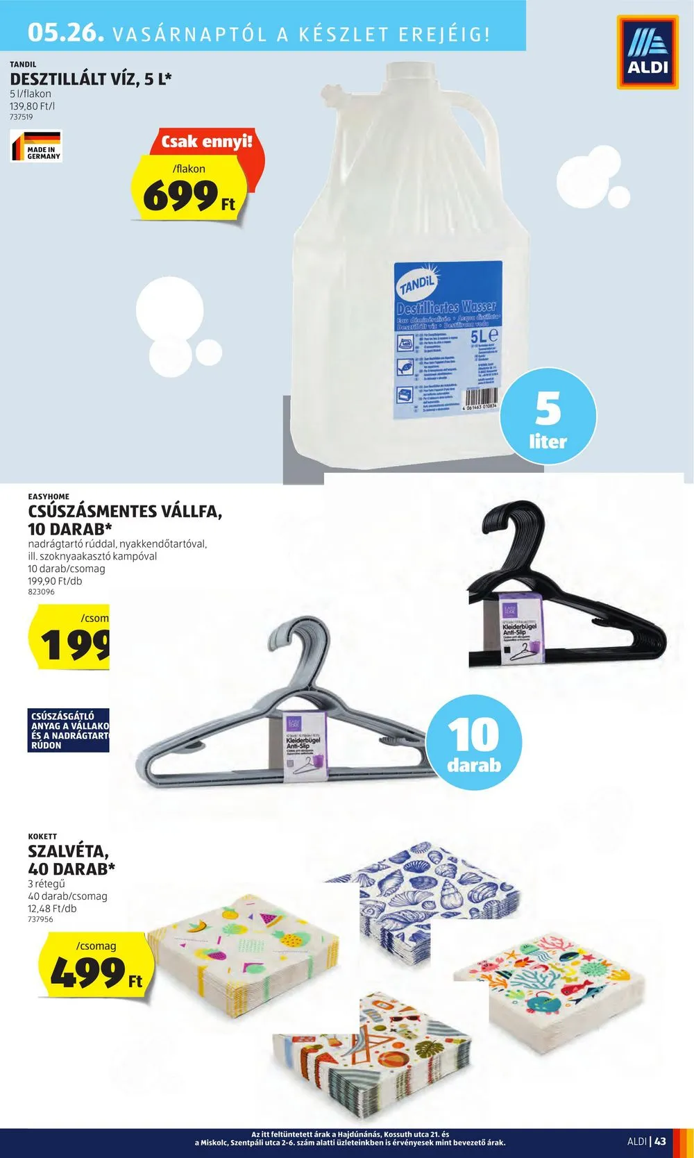 Aldi akciós újság 05.23–05.29 – 47. oldal