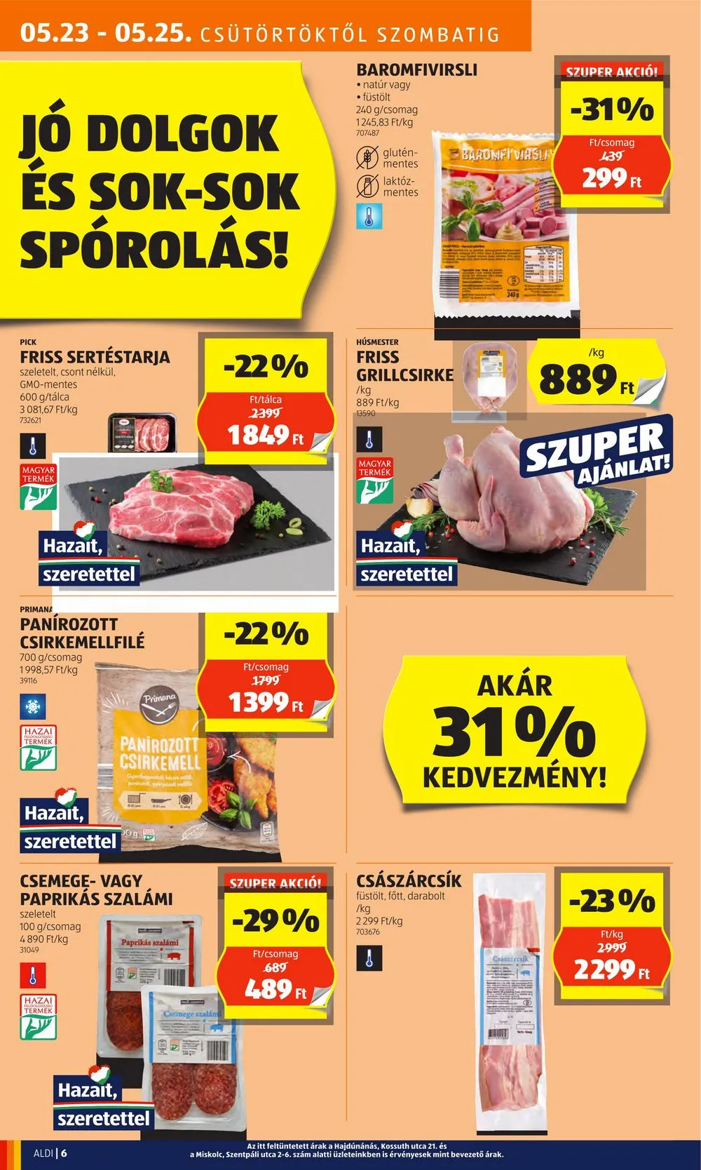 Aldi akciós újság 05.23–05.29 – 8. oldal